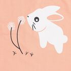 Infant Peach Cotton Sleeveless Casual Shorts Set, Peach, small