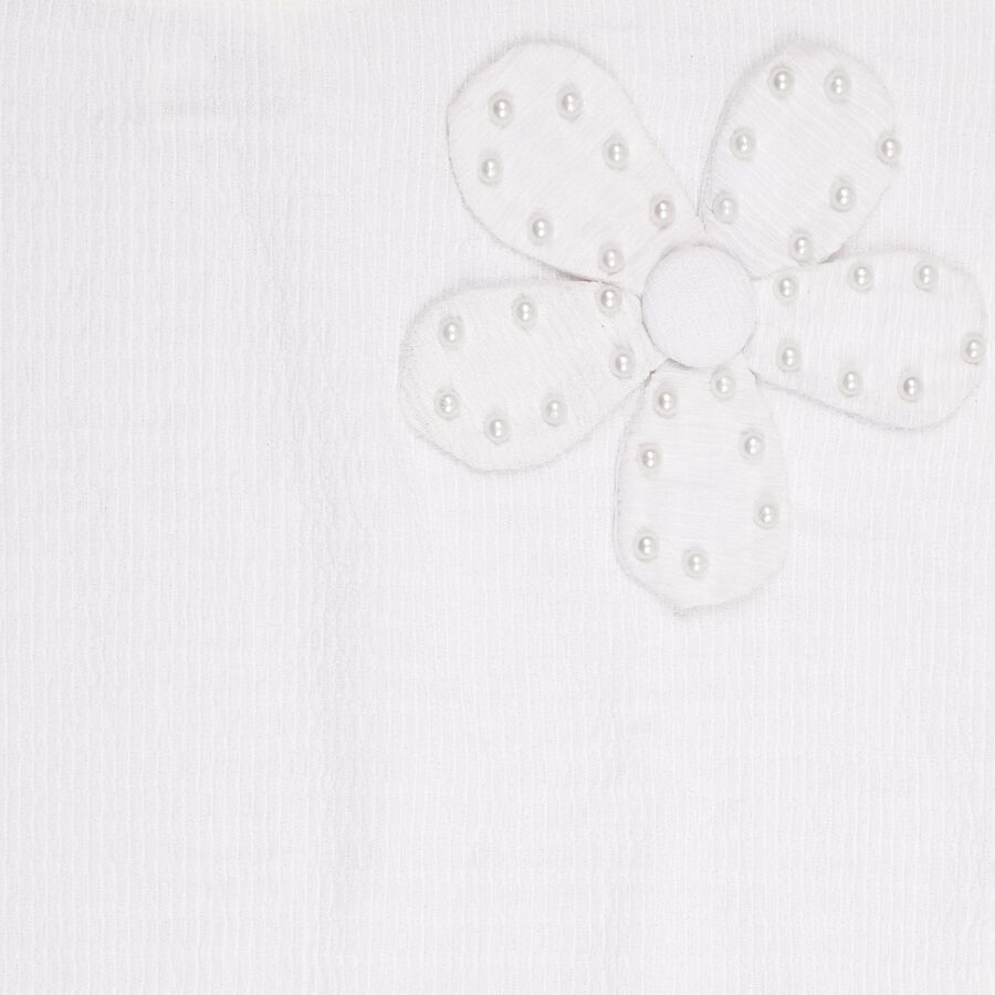 Girls' T-Shirt, सफ़ेद, large