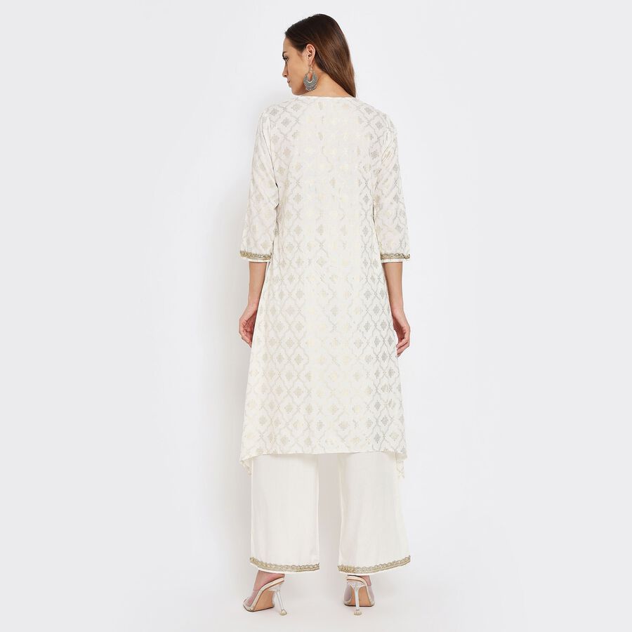 Ladies' Ethnic Set , Off White, large image number null