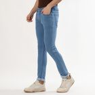 Men's Light Blue Skinny Fit Jeans, Light Blue, small image number null