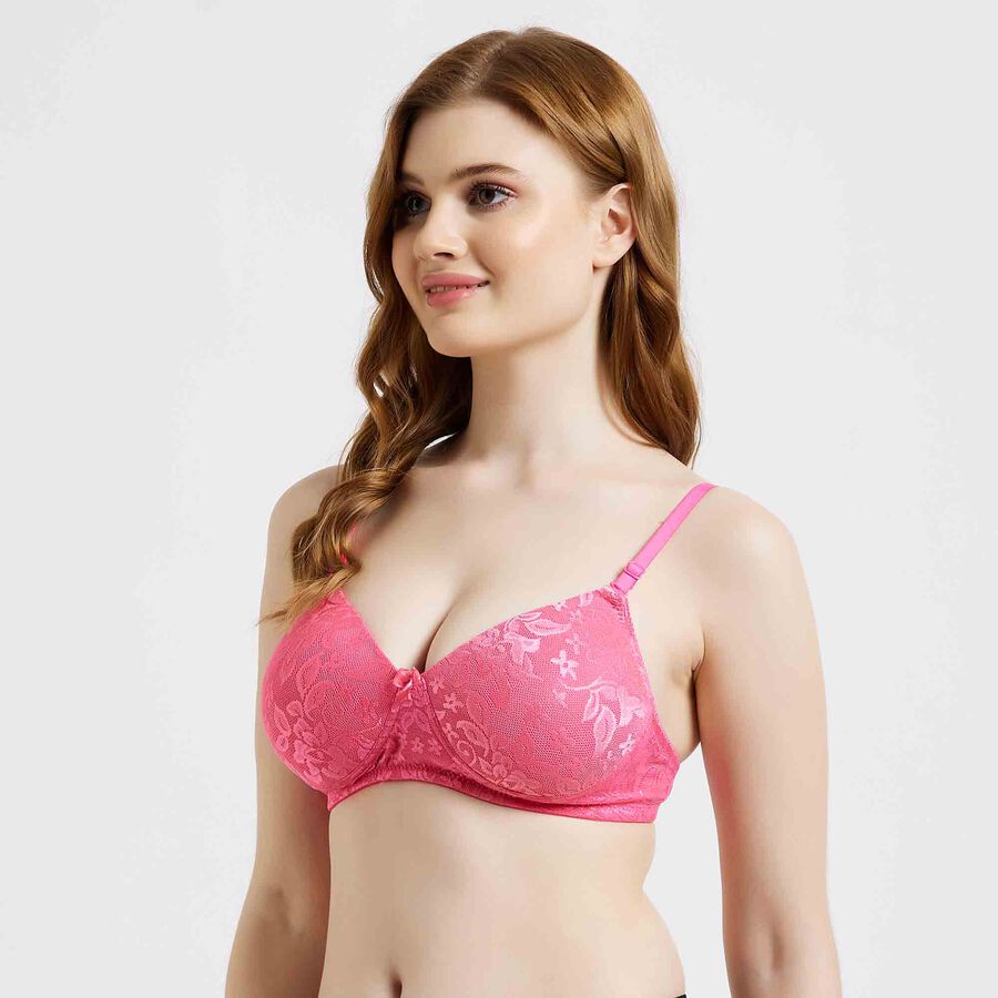 Full Lace Bra, Pink, large image number null