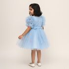 Girls' Frock, Light Blue, small image number null