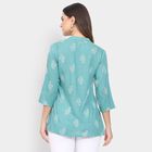 Ladies' Kurta , Teal Blue, small image number null