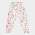 Girls Cotton Trousers, Light Pink, small image number null