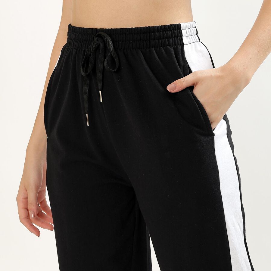 Ladies' Regular Track Pants , Black, large image number null