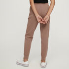 Girls Muted Brown Thermal Lower, भूरा, small image number null