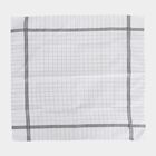 Men's White Striped and Checked Pack of 3 Handkerchief, हल्का ग्रे, small