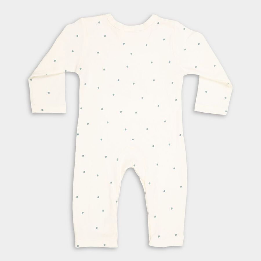 Infants' Cotton Bodysuit, Off White, large image number null