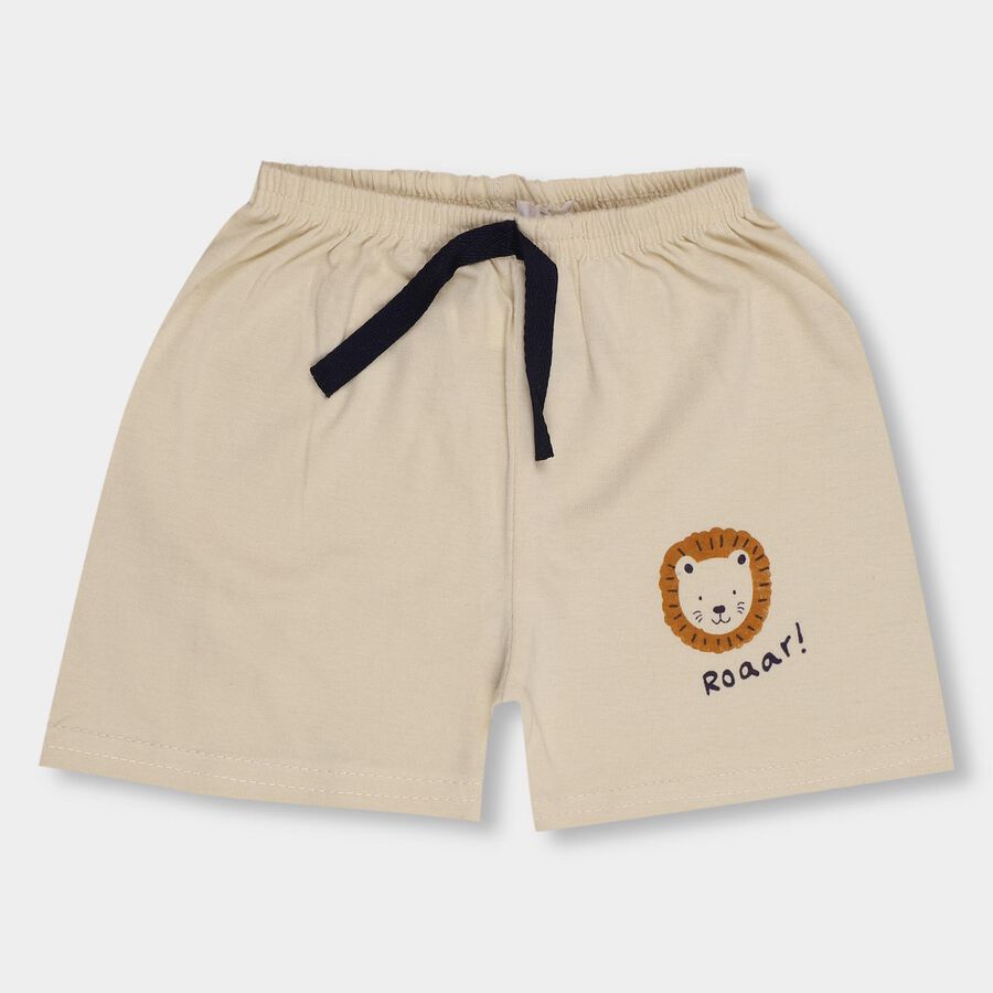 Infants' 100% Cotton Half Pant, गहरा पीला, large image number null