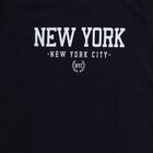 Boys' Half Sleeves T-Shirt, Navy Blue, small