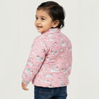 Infants Light Pink High Neck Casual Jacket, हल्का गुलाबी, small image number null