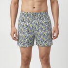 Men's Light Blue Regular Fit Solid Boxers, हल्का नीला, small
