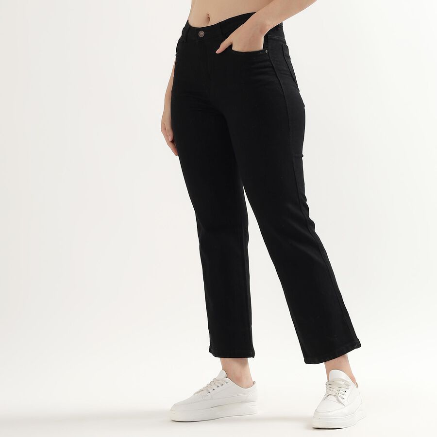 Ladies' Jeans, काला, large image number null