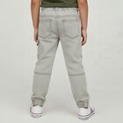 Boys' Light Grey Cargo Fit Jogger Jeans, Olive, small image number null