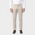 Men's Silver Chino Trousers, सिल्वर, small