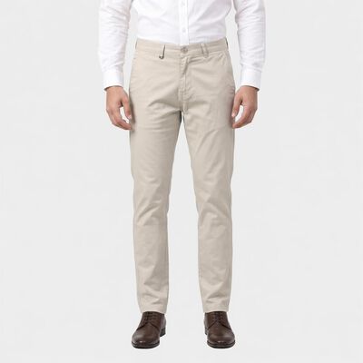 Men's Silver Chino Trousers