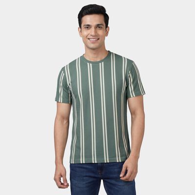 Men's Round Neck Half Sleeves T-Shirt