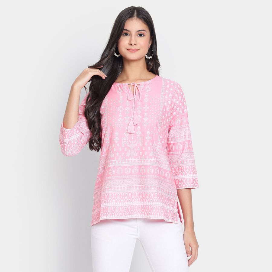 Ladies' Kurti, Pink, large image number null