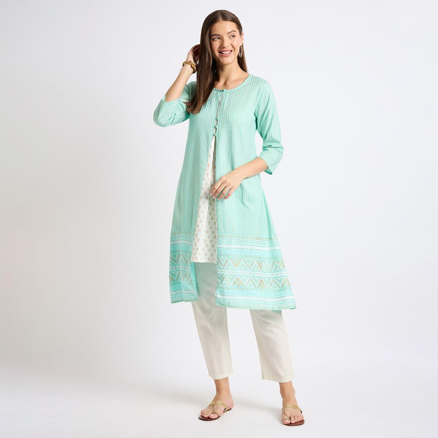 Ladies' Kurta , Light Green, large image number null