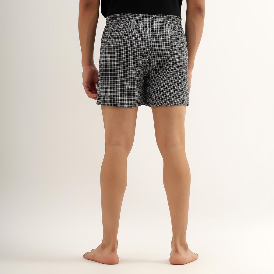 Men's Inner Elastic Boxers , Black, large image number null
