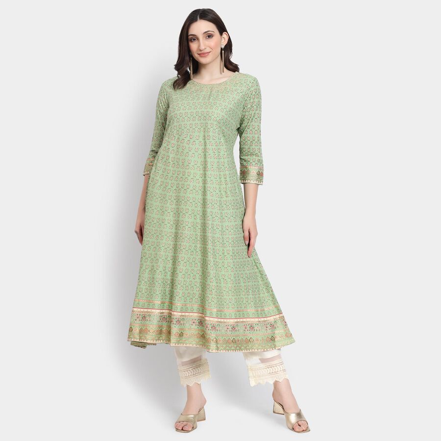 Ladies' Kurta , Olive, large image number null