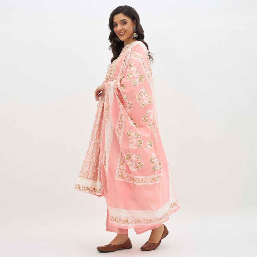 Ladies'Kurta, हल्का गुलाबी, large image number null
