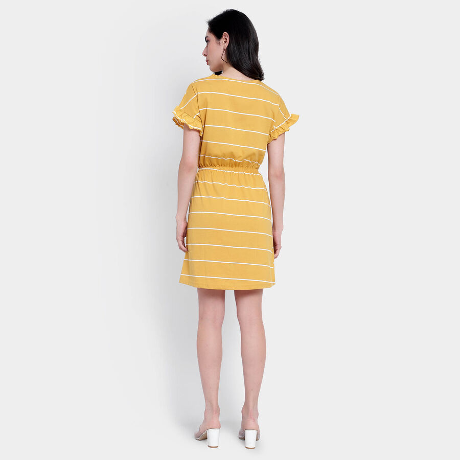 Stripes Dress, Yellow, large image number null