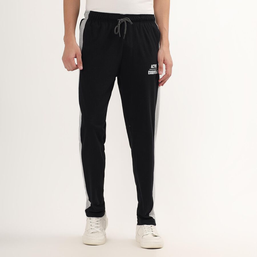 Men's Basic Track Pants , Black, large image number null