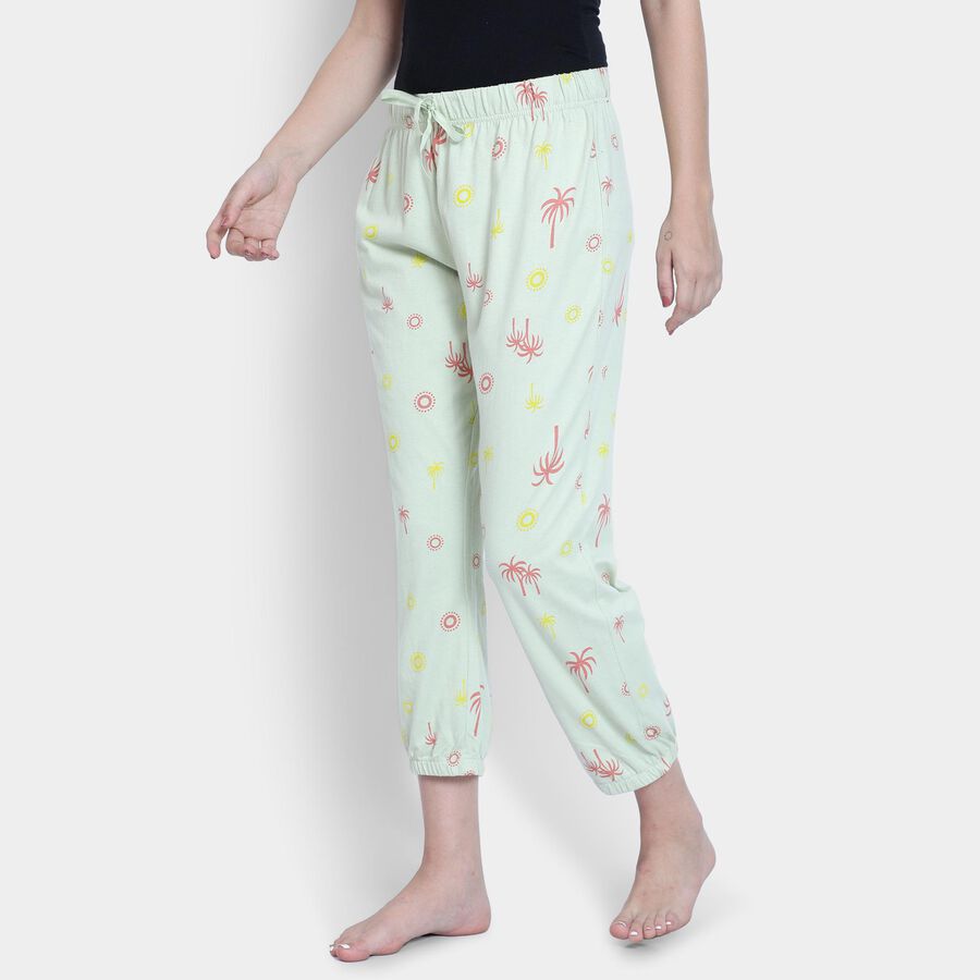 Ladies' 100% Cotton Pyjama , हल्का हरा, large image number null