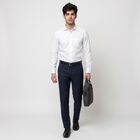 Men's White Formal Shirt, White, small