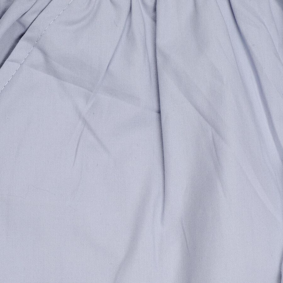 Girls' Light Gray Pull-Up Shorts, Light Blue, large image number null