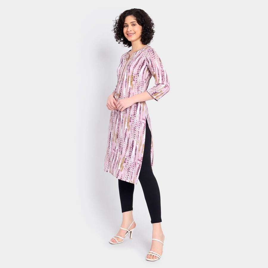 Ladies' Kurta, हल्का गुलाबी, large image number null