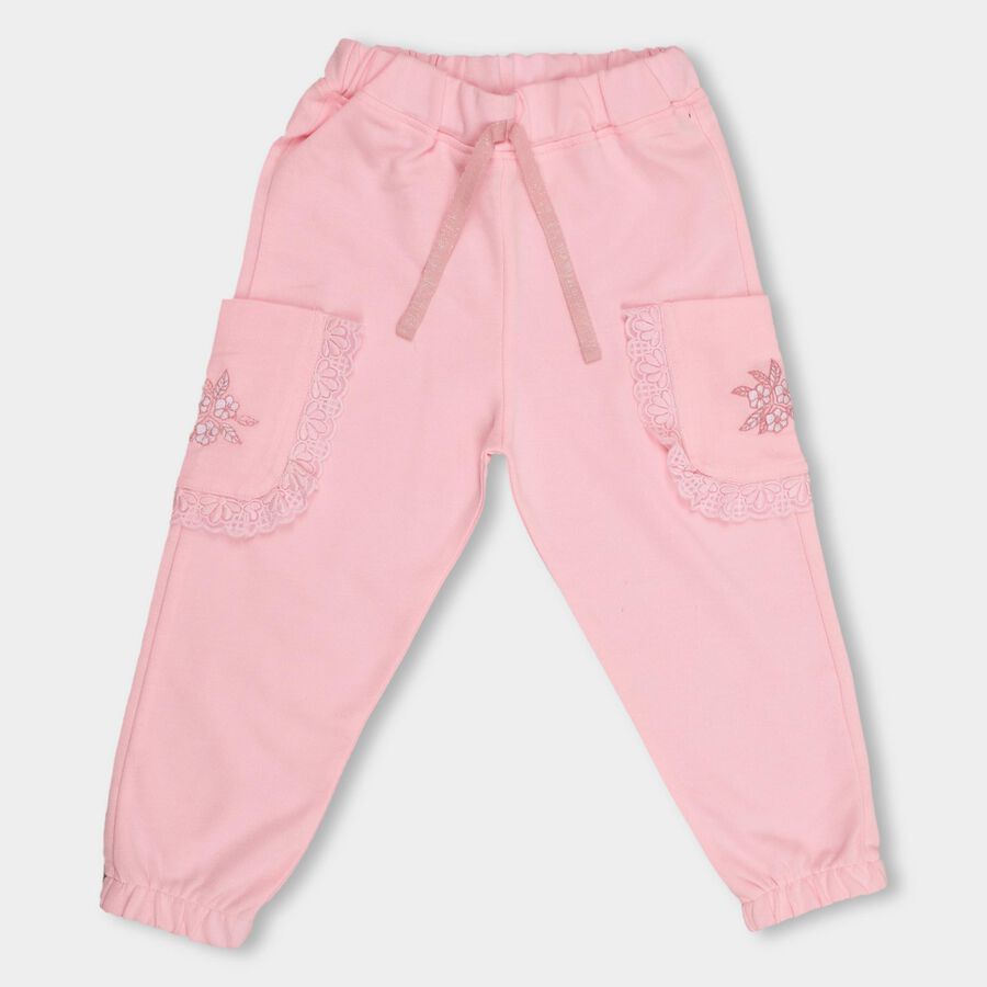 Girls' Pyjama, हल्का गुलाबी, large