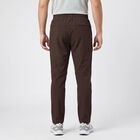 Men's Brown Slim Fit Zip Pocket Track Pants, भूरा, small