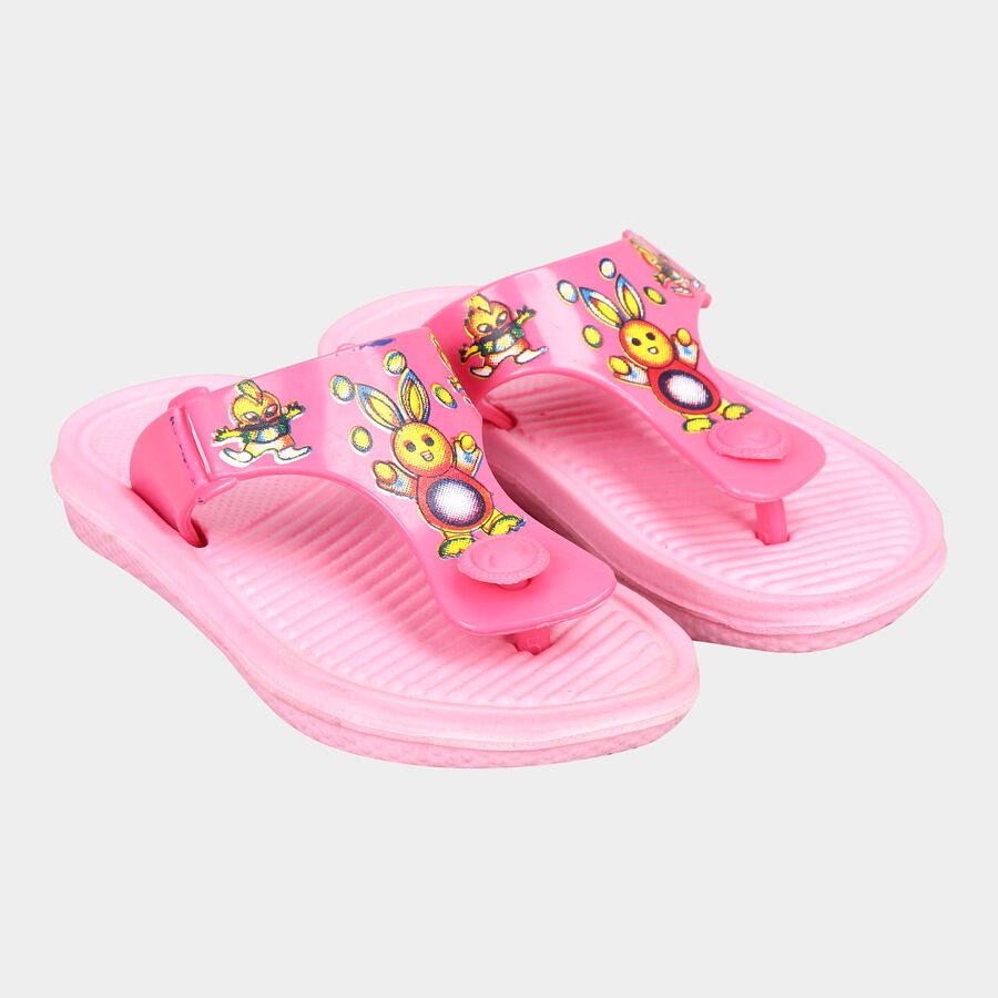Girls Moulded Slipper, Pink, large image number null