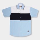 Boys' 100% Cotton Casual Shirt , Light Blue, small image number null