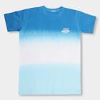 Boys' 100% Cotton Half Sleeves T-Shirt, मध्यम नीला, small image number null