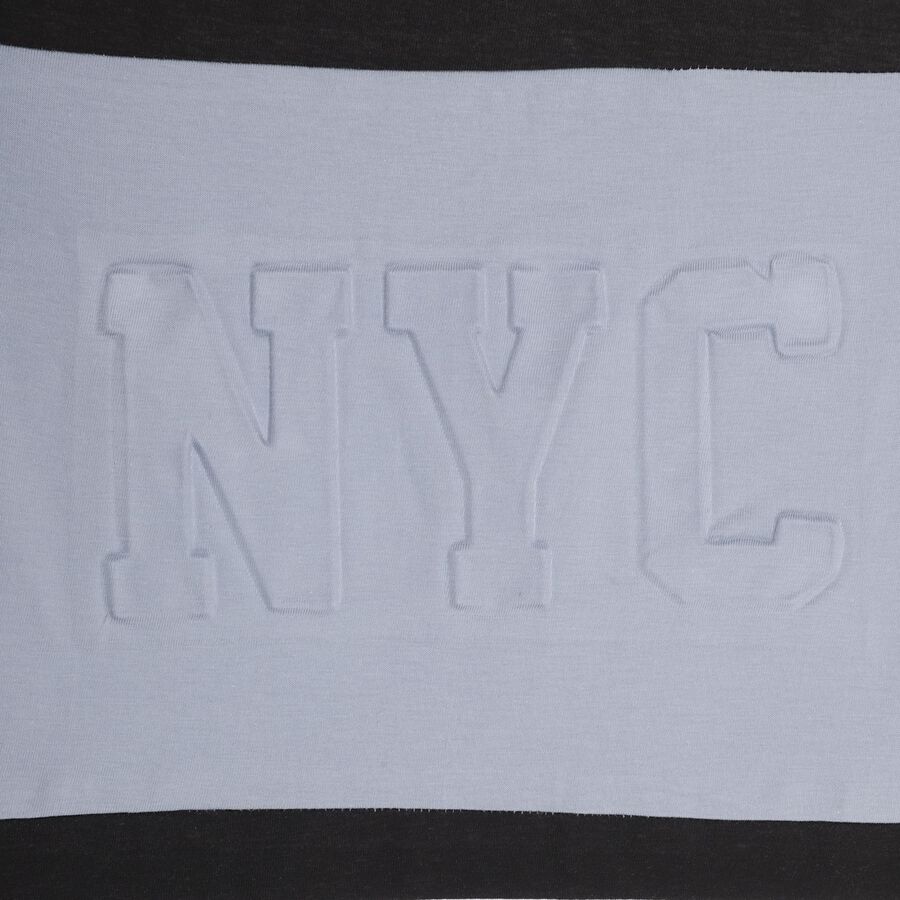 Boys' 100% Cotton Half Sleeves T-Shirt, White, large image number null