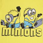 Boys' 100% Cotton Half Sleeves T-Shirt, Yellow, small