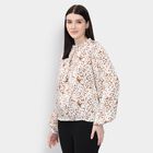 Ladies' Top , भूरा, small