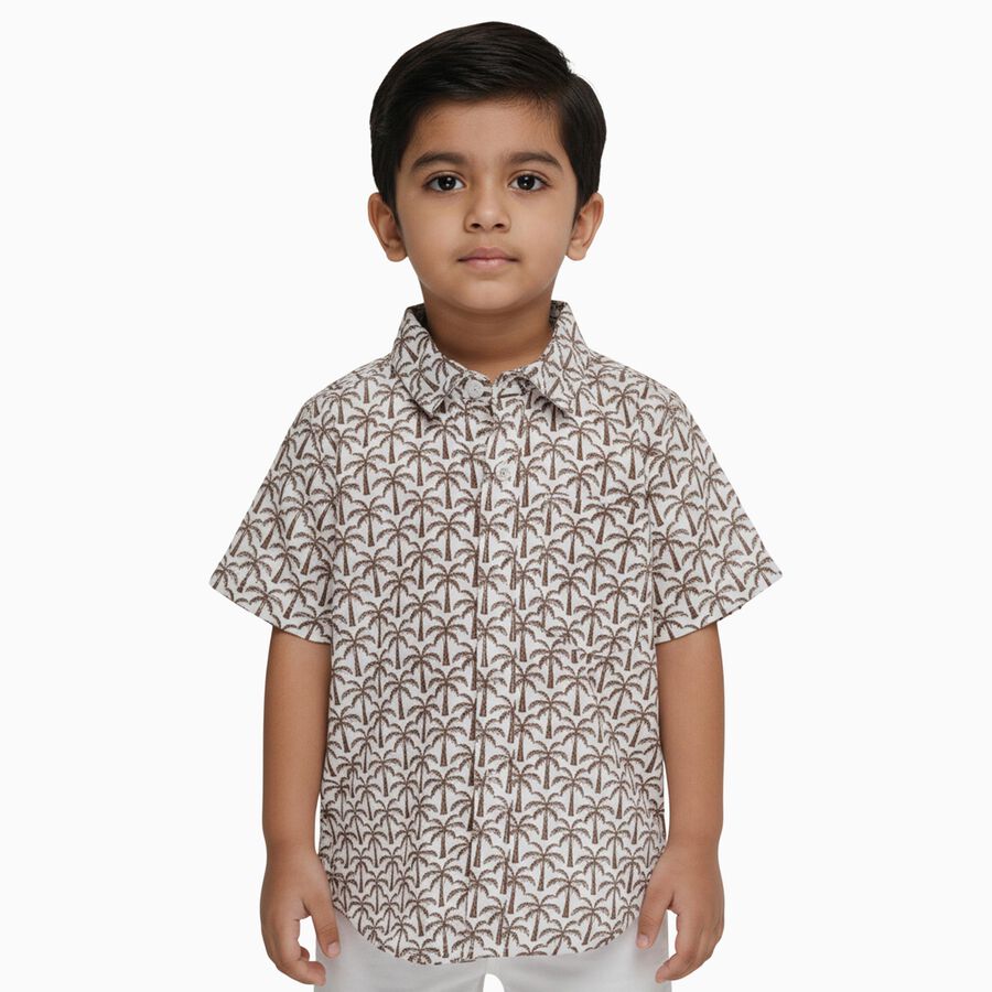 Boys' Casual Shirt, गहरा पीला, large image number null