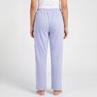 Women's Light Blue Relaxed Fit Solid Pyjama, हल्का नीला, small