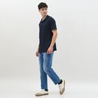 Men's 100% Cotton Jeans, मध्यम नीला, small image number null