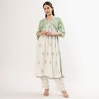 Women's Green Printed Ethnic Set, Light Green, small image number null