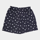 Girls Printed Skirt, Navy Blue, small image number null