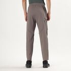 Men's Muted Taupe Regular Fit Cut And Sew Track Pants, Dark Grey, small image number null