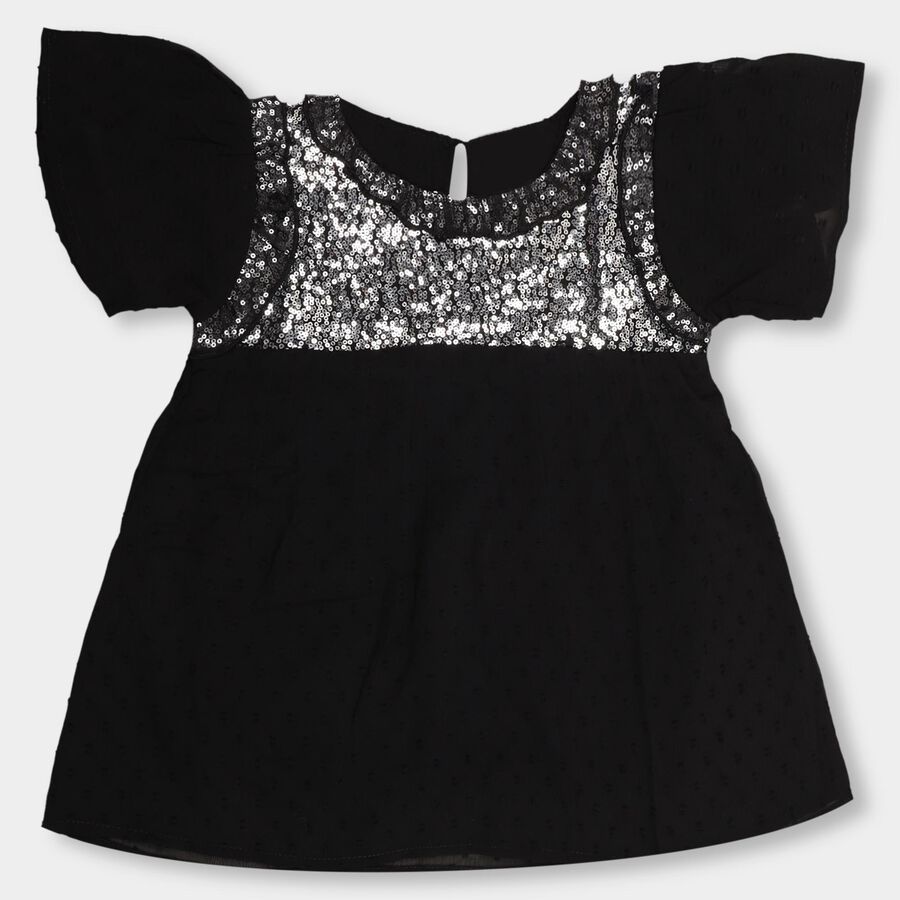 Girls' T-Shirt, Black, large image number null