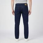 Men's Blue Regular Fit Jeans, Dark Blue, small