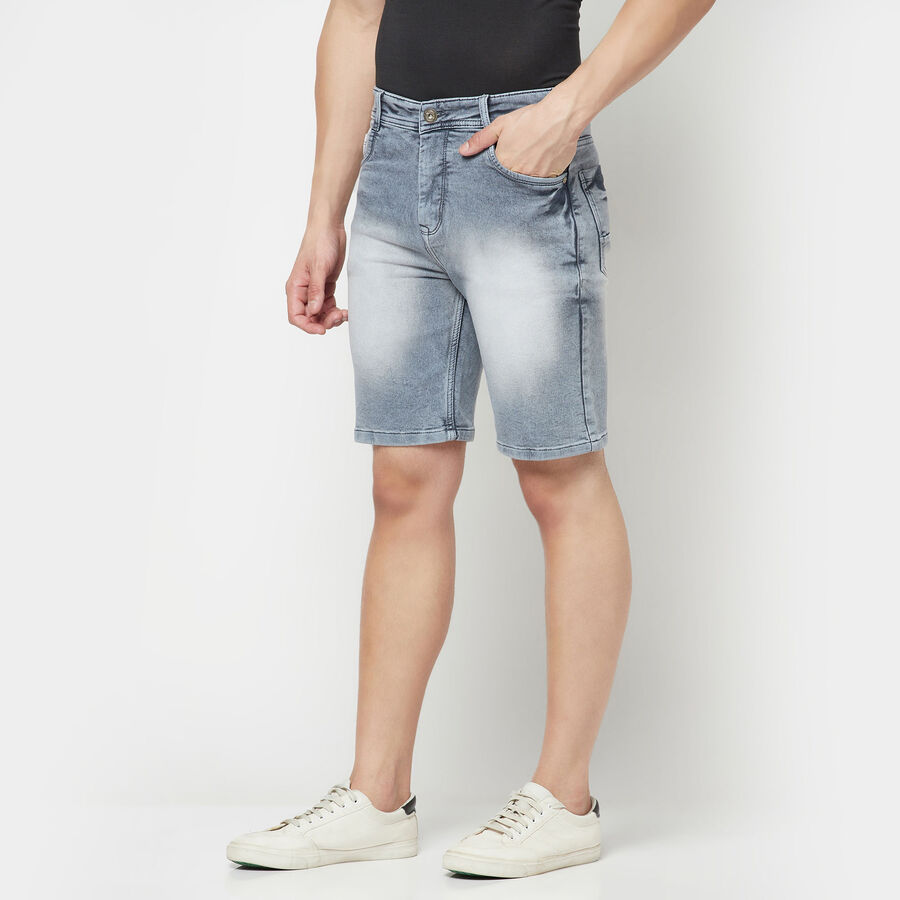 Solid Cross Pocket Bermuda, Light Grey, large image number null
