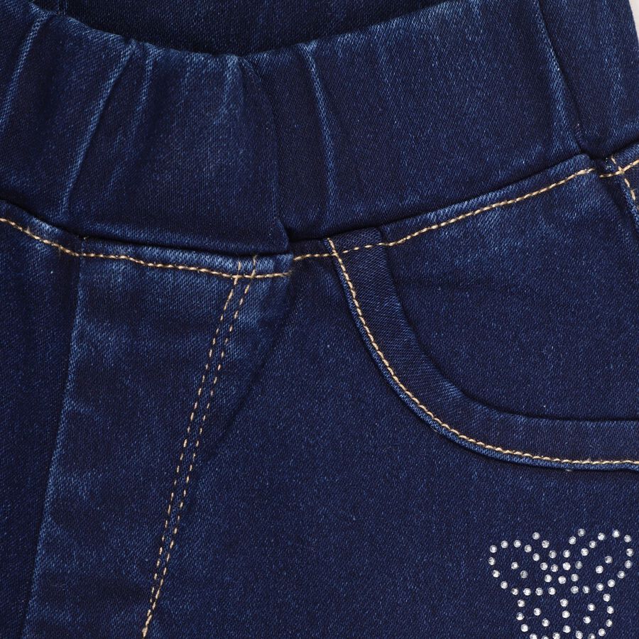 Girls' Jeans, Mid Blue, large image number null